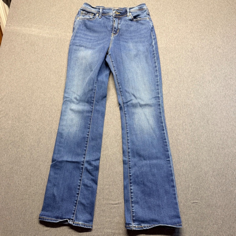 Levis 512 Perfectly Slimming Bootcut Jeans Medium Wash Denim Womens 6 30x31
